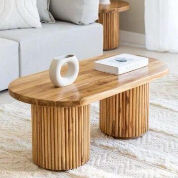 Table d’appoint Scandinave Design Métal et Bois