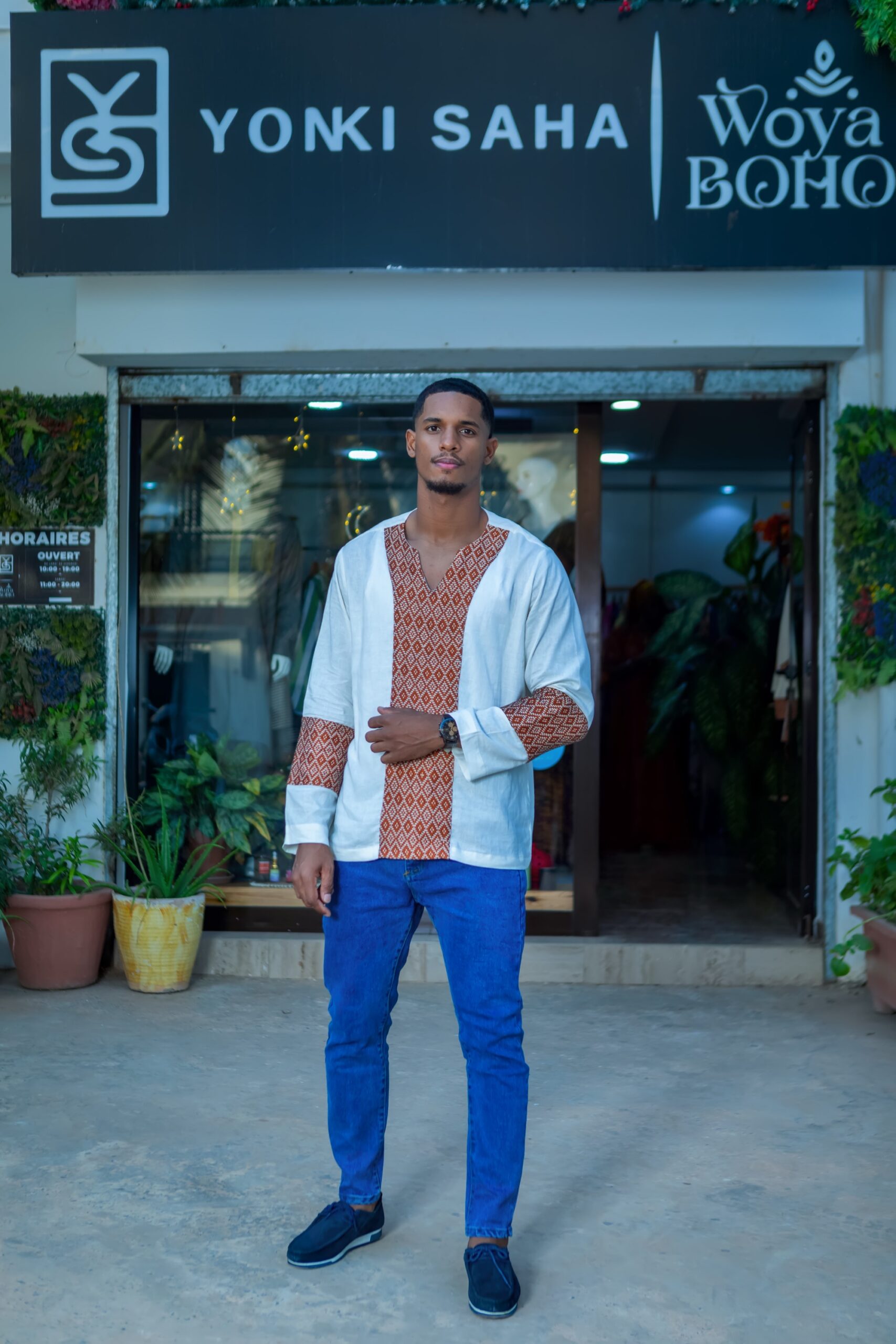 Chemise Chekha blanc