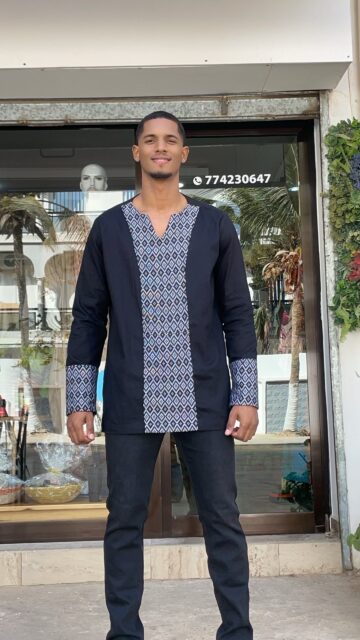 Chemise Chekhna noir