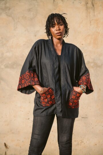 Kimono Inaya noir